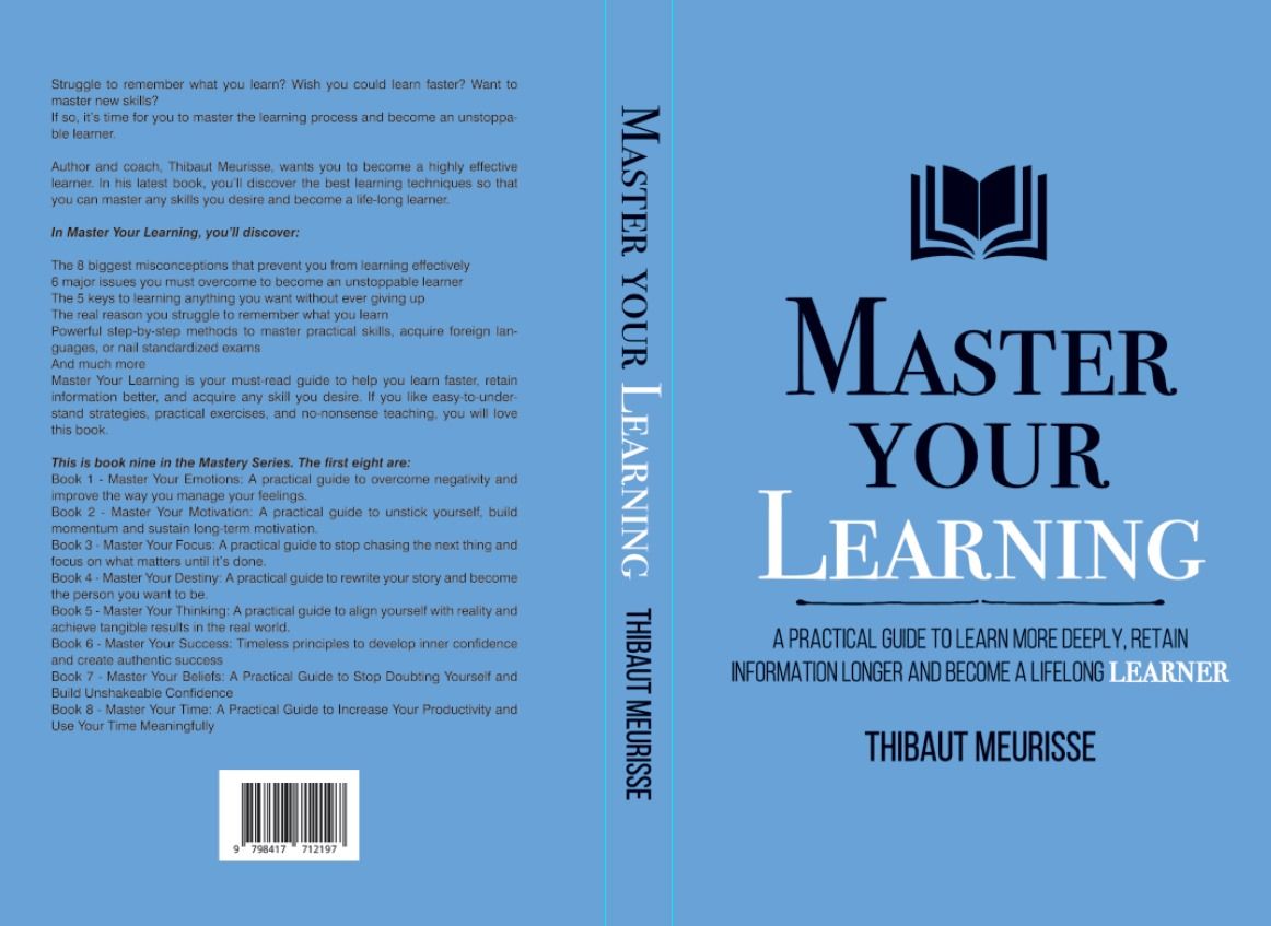 Master Your learning book by Thibaut Meurisse