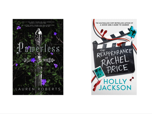 Powerless by lauren Roberts / The Reappearance of Rachel Price by holly jackson set of 2 books