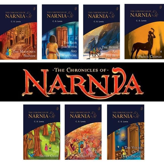 The chronicles of narnia 7 book set complete collection premium quality