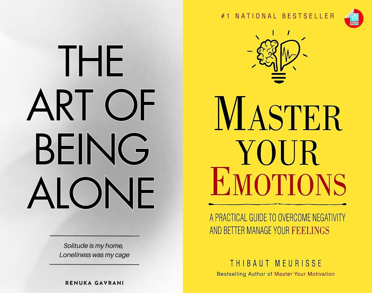 _Master Your Emotions / The Art of being Alone set of 2 books