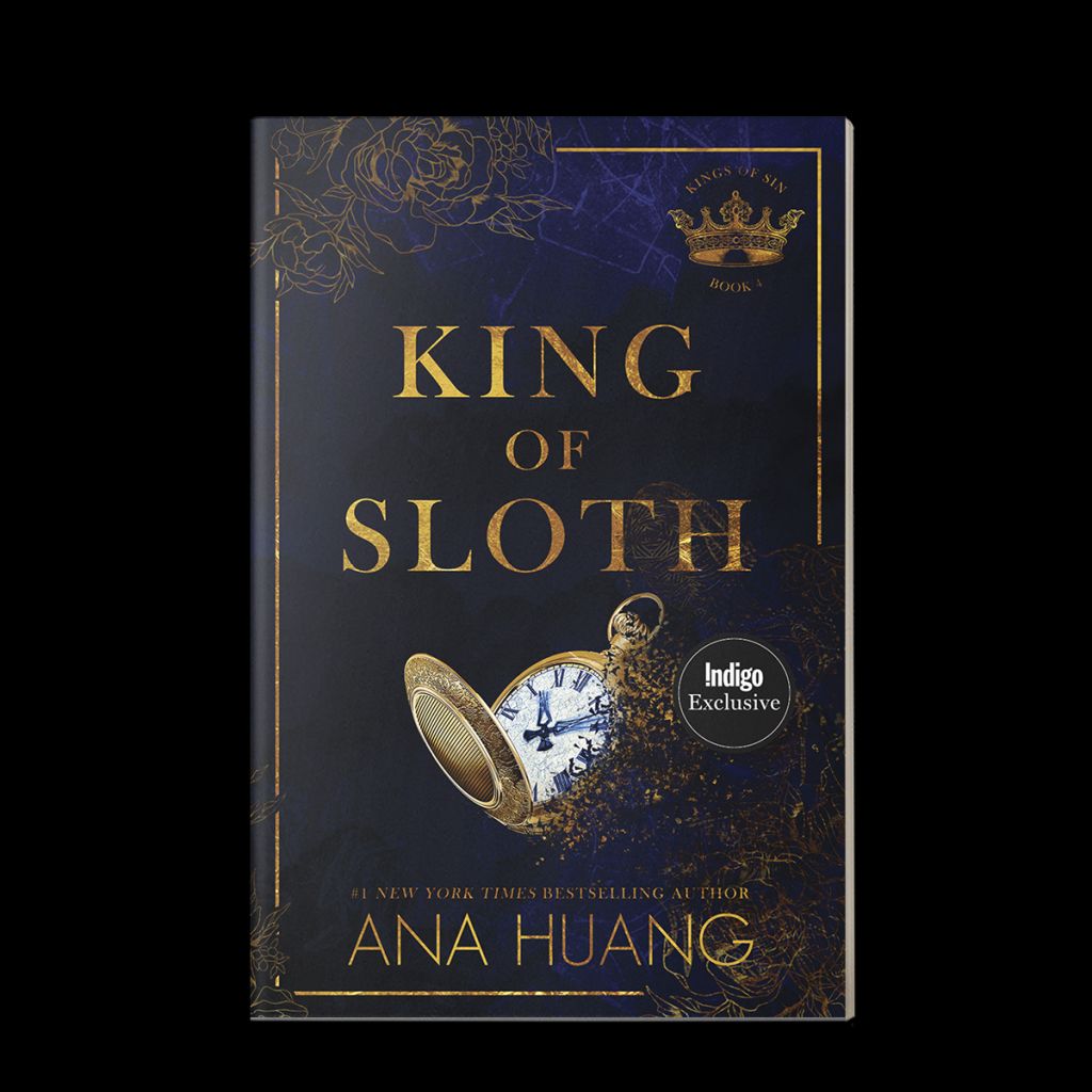 King Of Sloth ( King of Sins # 4) by ana Huang Premium Quality Black cover