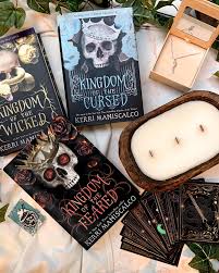 kingdom of the feared / kingdom of the wicked / kingdom of the cursed by kerri maniscalco set of 3 books