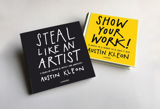 Steal Like an Artist / Show your work by Austin Kloen pack of 2