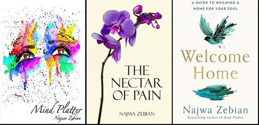 Mind Platter / Nectar Of Pain / Welcome Home By Najwa Zebian ( Set of 3 Books )