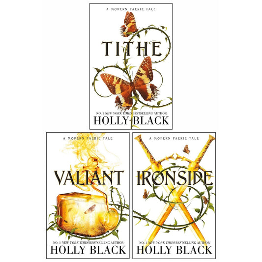 A Modern Faerie Tales Series 3 Books Collection Set by Holly Black (Tithe, Valiant , Ironside)