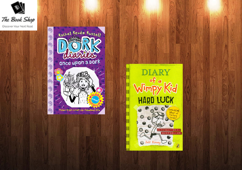 Once upon a dork / Hard luck diary of a wimpy kid set of 2 books