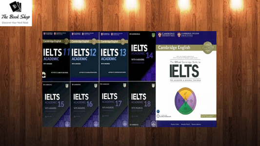 Cambridge English Ielts academic 11 to 18 8 books set + Ielts Official For academic and general training with qr code