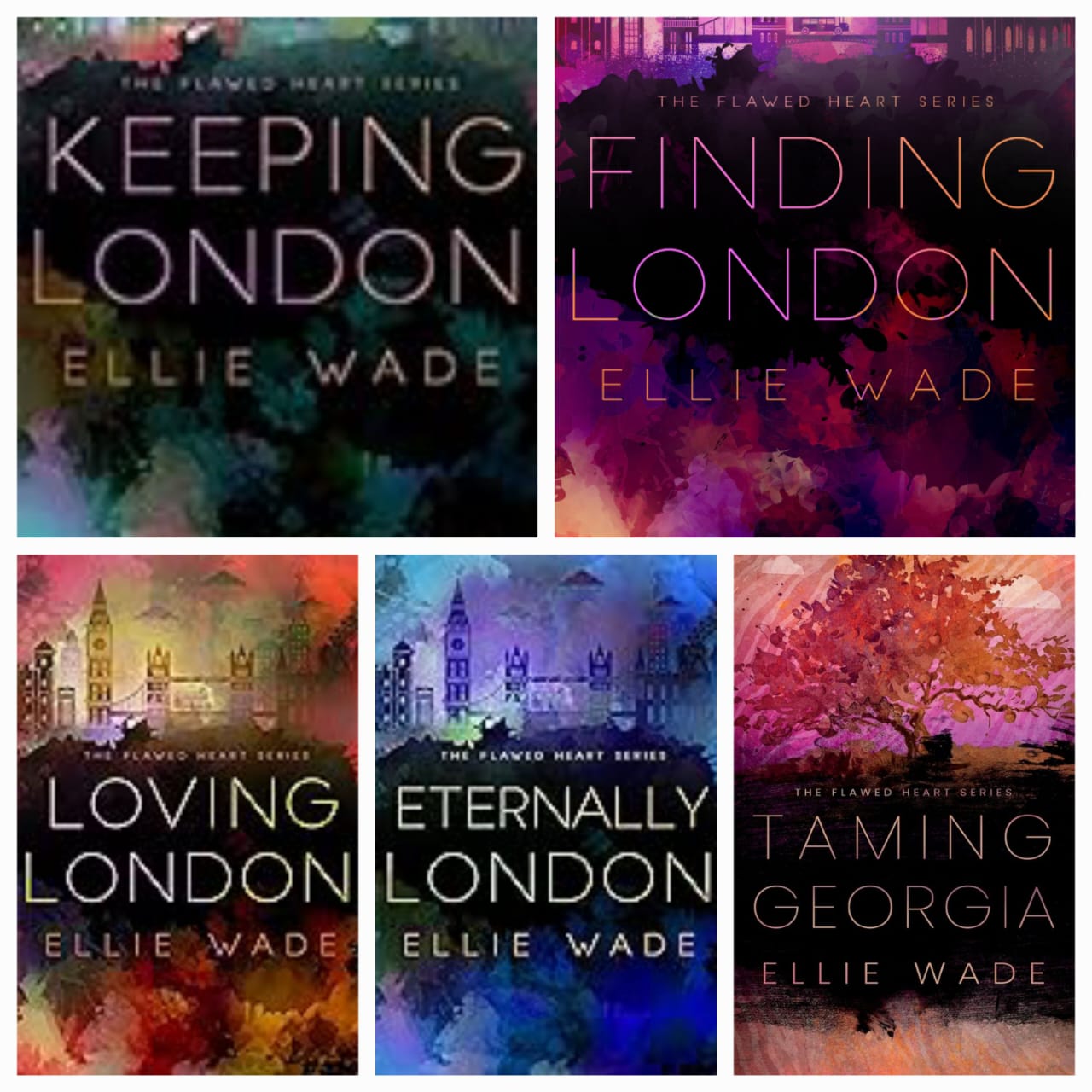 Flawed heart series 5 books set by ellie wade